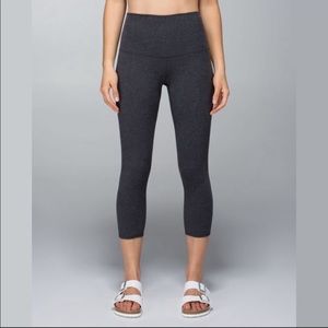 Lululemon High Rise Wonder Under Crop Leggings